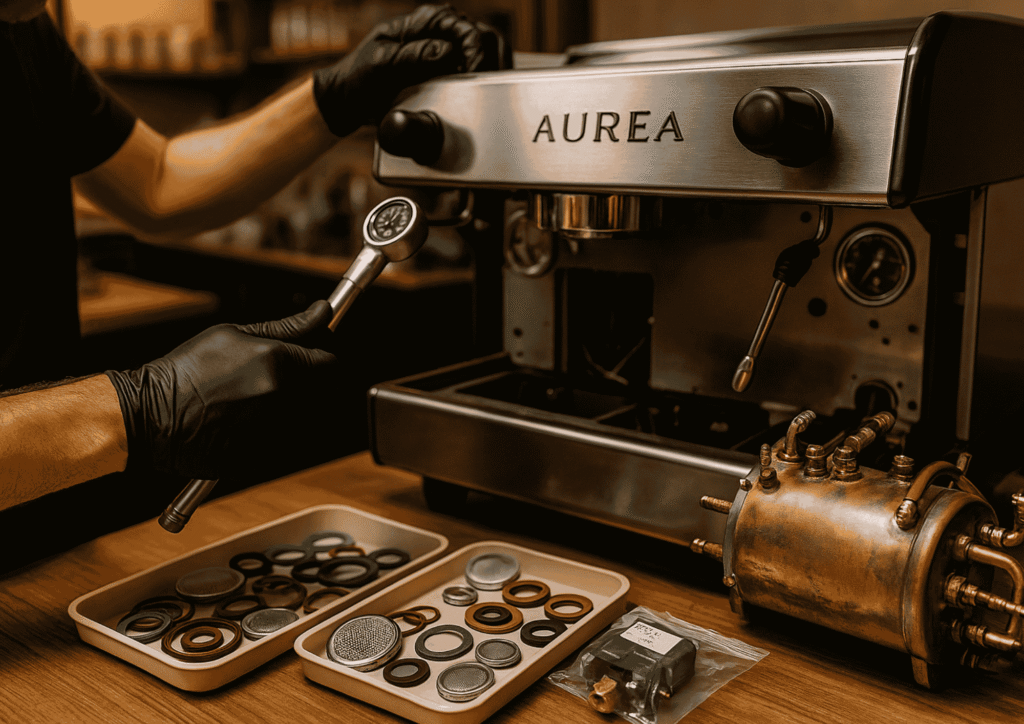 Servicio mayor para máquinas de espresso