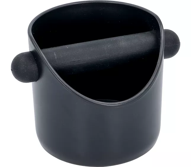 Cajón para posos de café plástico negro