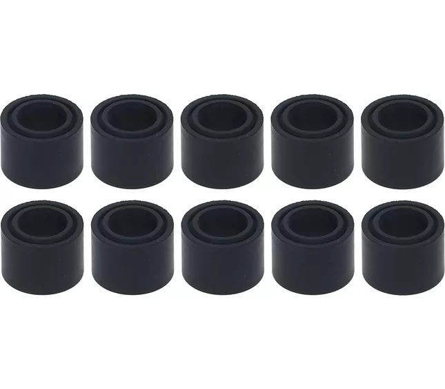Empaque de goma para válvula 12.5 × 7.5 × 9 mm 10 unidades